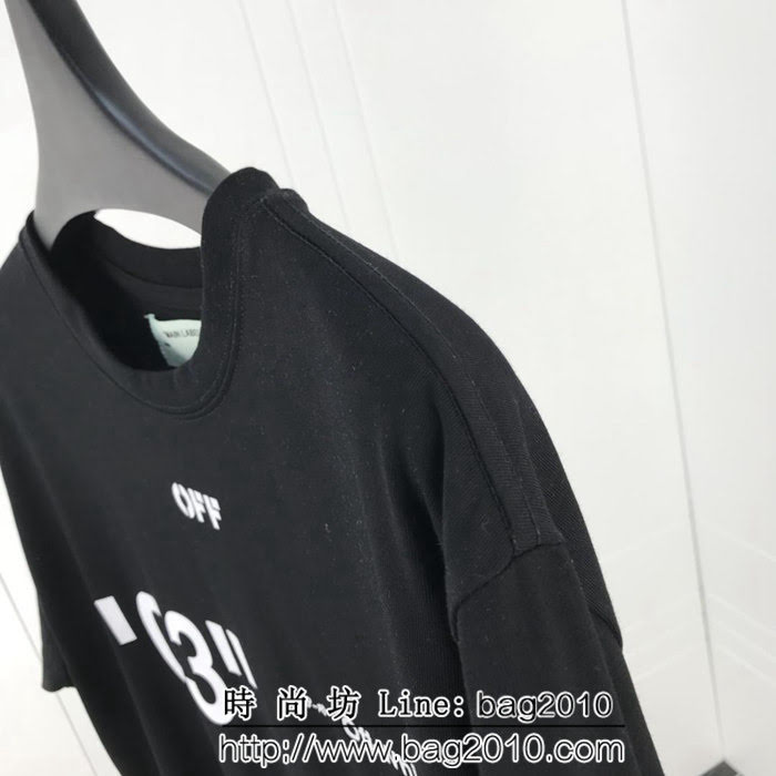 OFF-white19ss春夏新款 03支線系列 箭頭印花 精梳棉短袖 男女同款 ydi1456